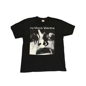 Supreme My Bloody Valentine Feed Me With Your Kiss Tee Black Mens Medium T-Shirt